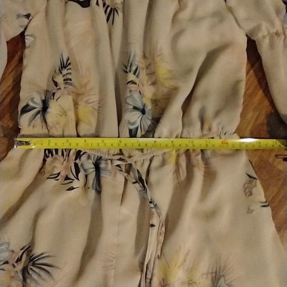 Romper Drawstring elastic waist Romper Great Detail - Picture 7 of 8